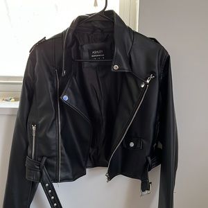 Cropped Leather jacket